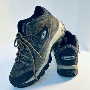 Alpine Black and Olive Men's Athletic Hiking Boots